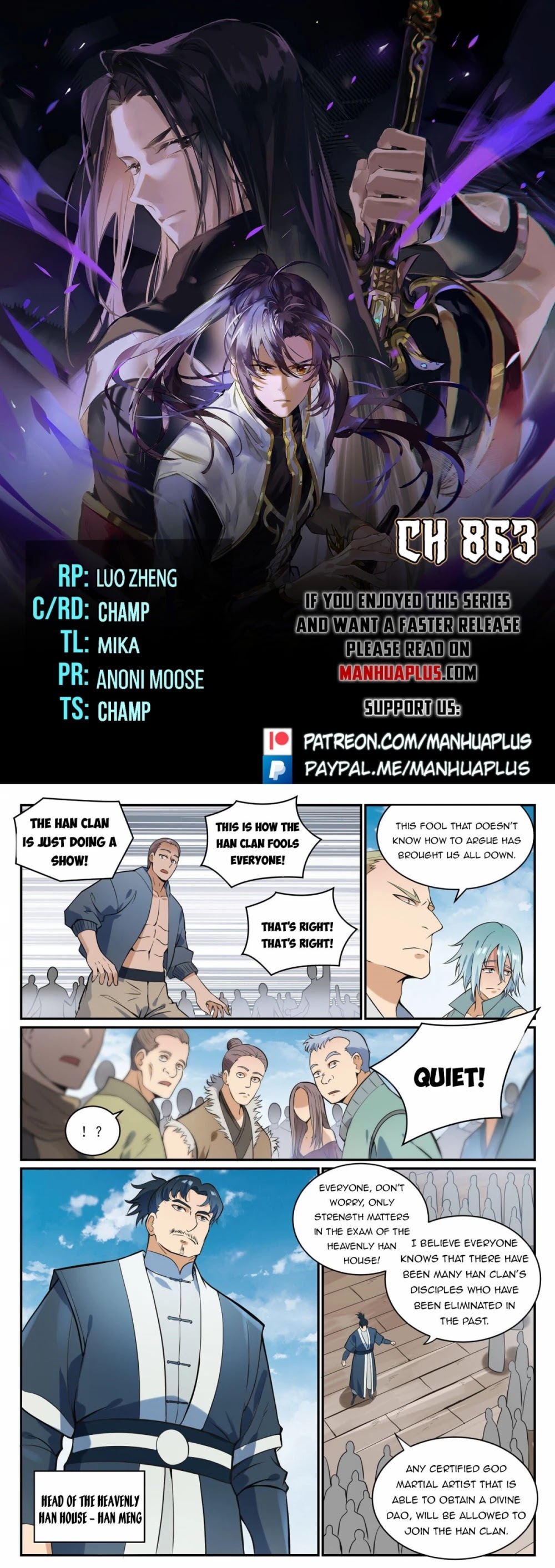 Apotheosis Chapter 855 page 1 - Chapter 855