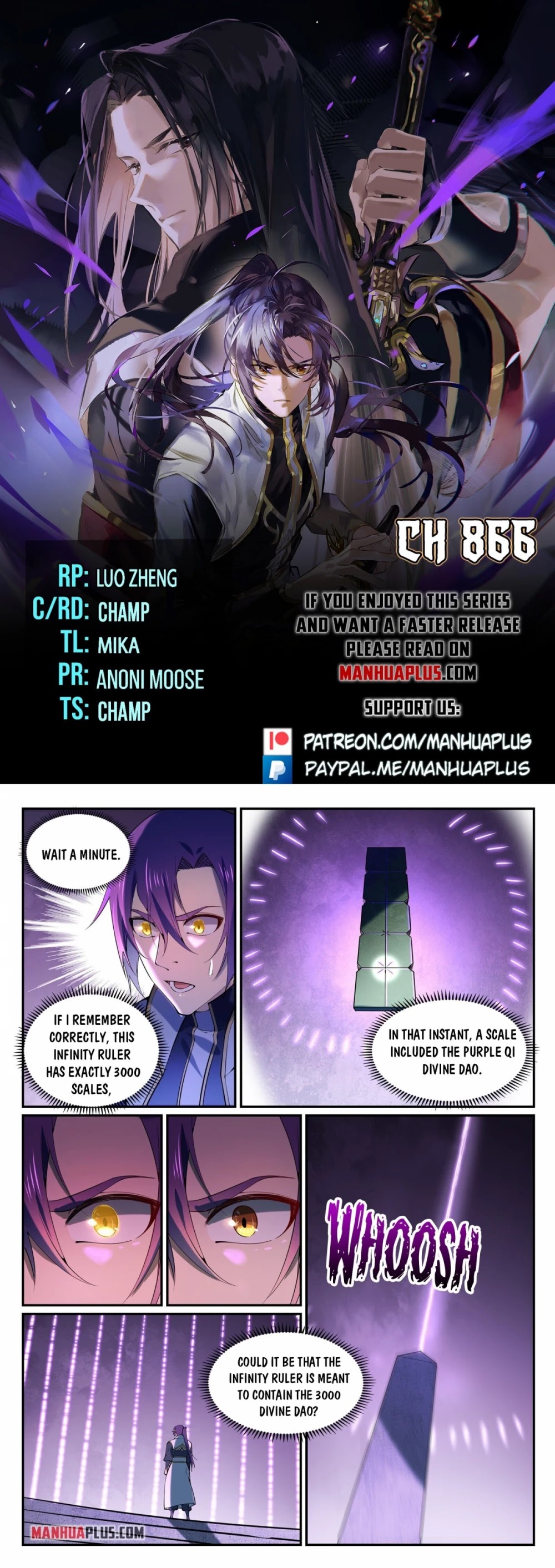 Apotheosis Chapter 858 page 1 - Chapter 858