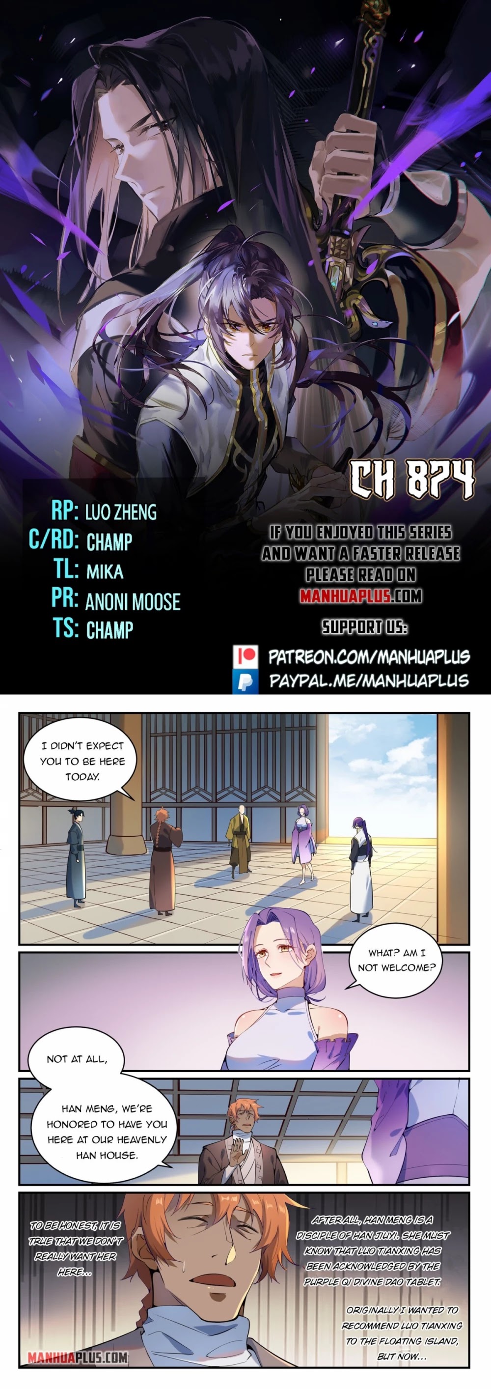 Apotheosis Chapter 866 page 1 - Chapter 866