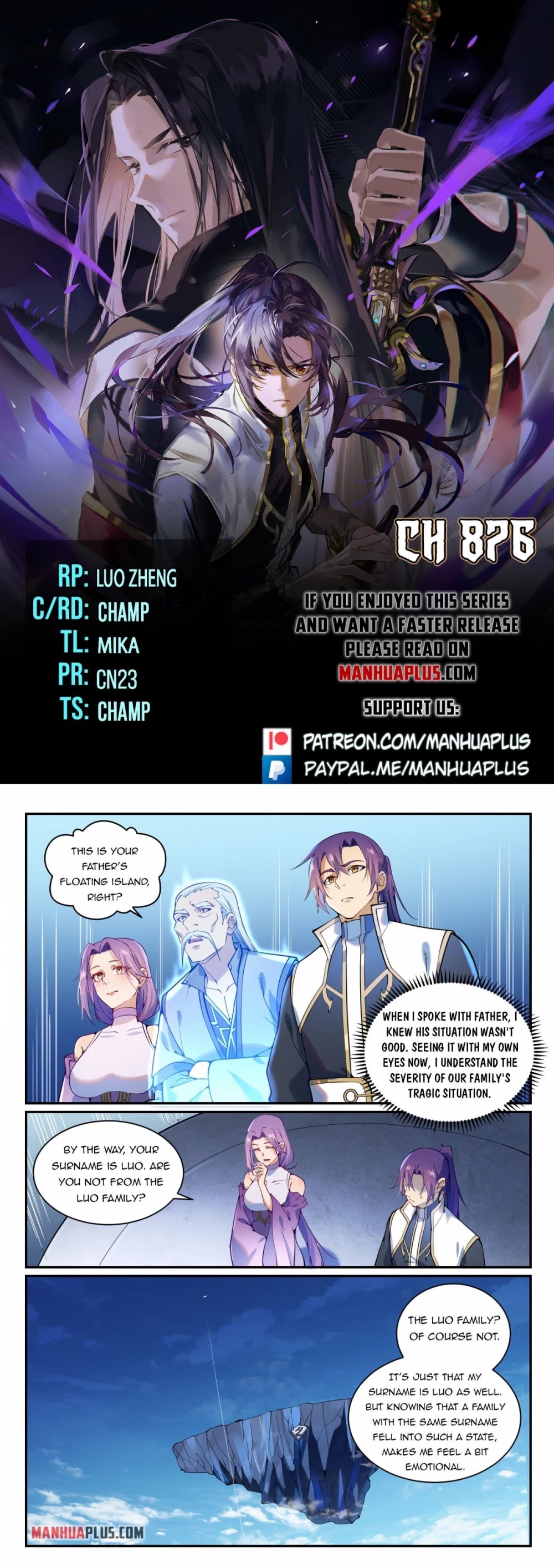 Apotheosis Chapter 868 page 1 - Chapter 868