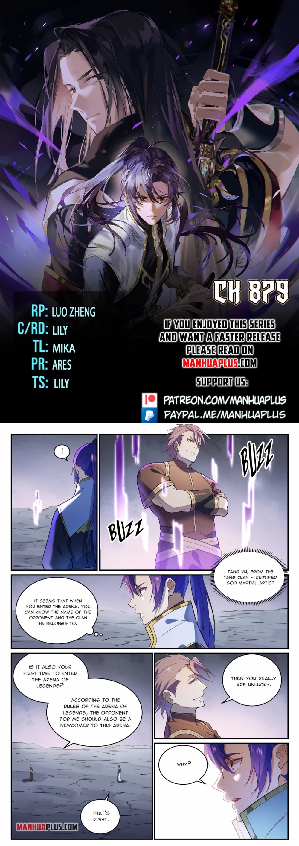 Apotheosis Chapter 871 page 1 - Chapter 871