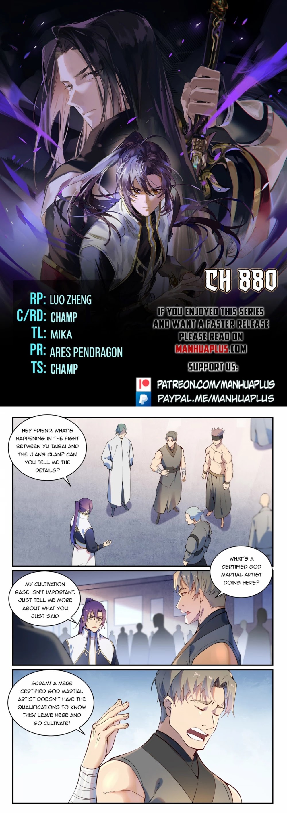 Apotheosis Chapter 872 page 1 - Chapter 872