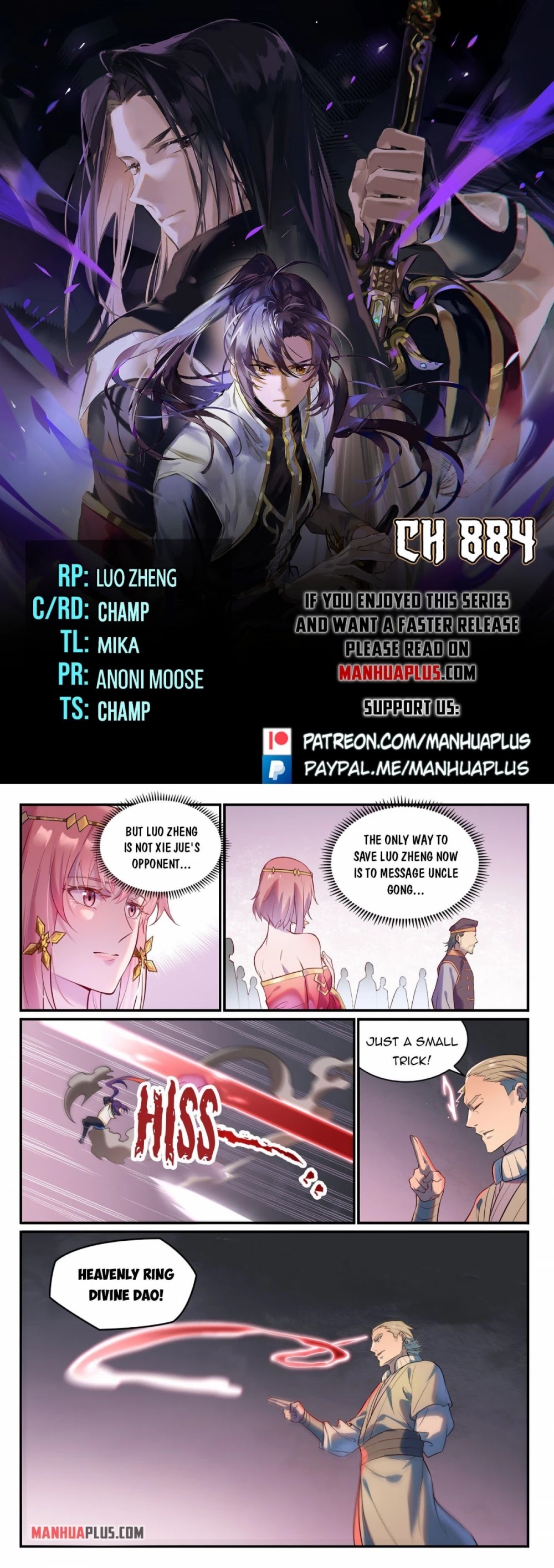Apotheosis Chapter 876 page 1 - Chapter 876
