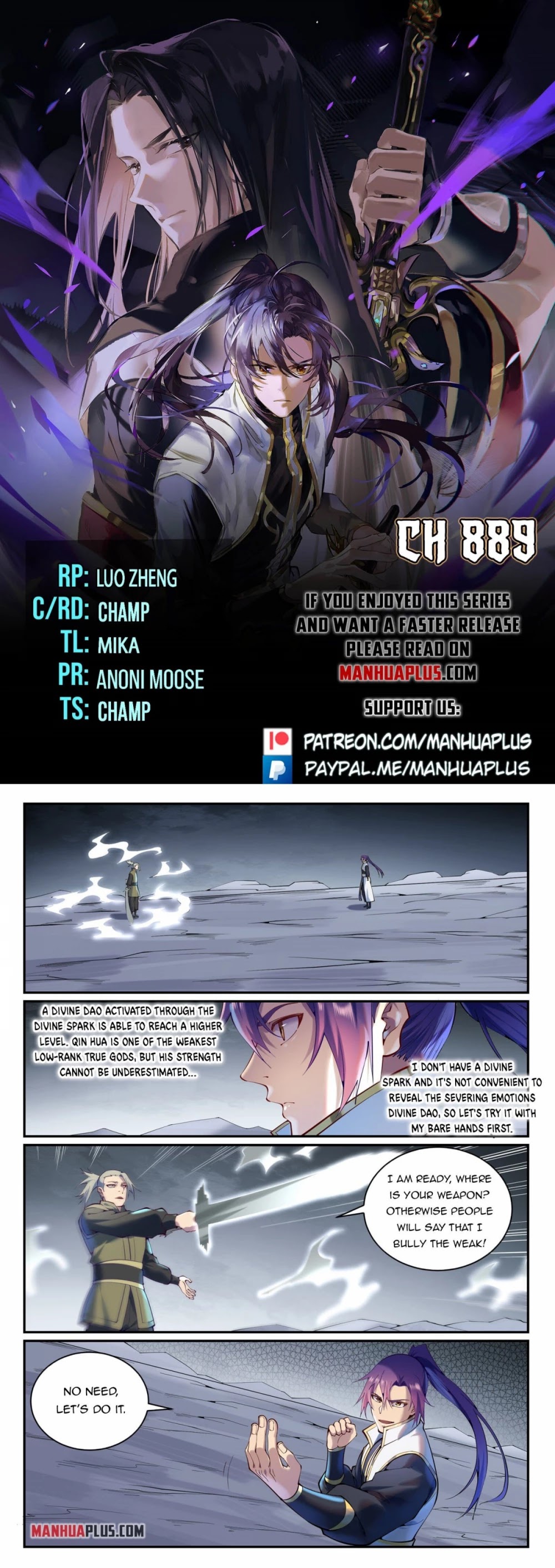 Apotheosis Chapter 881 page 1 - Chapter 881