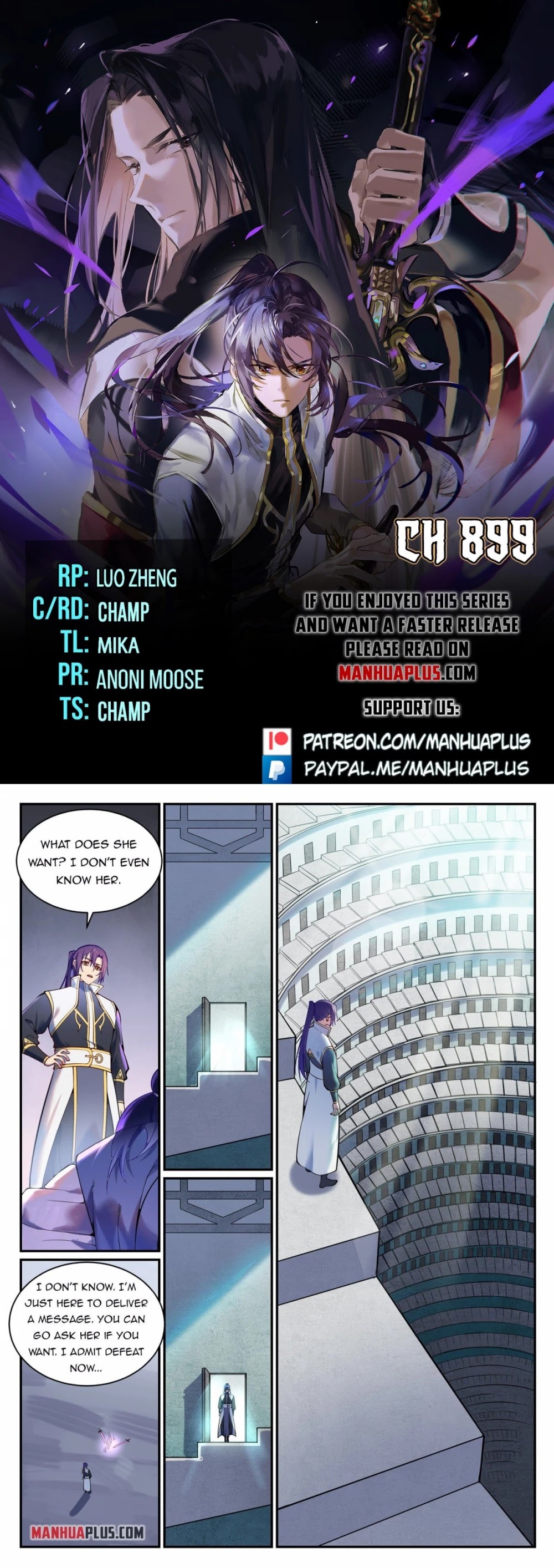 Apotheosis Chapter 891 page 1 - Chapter 891
