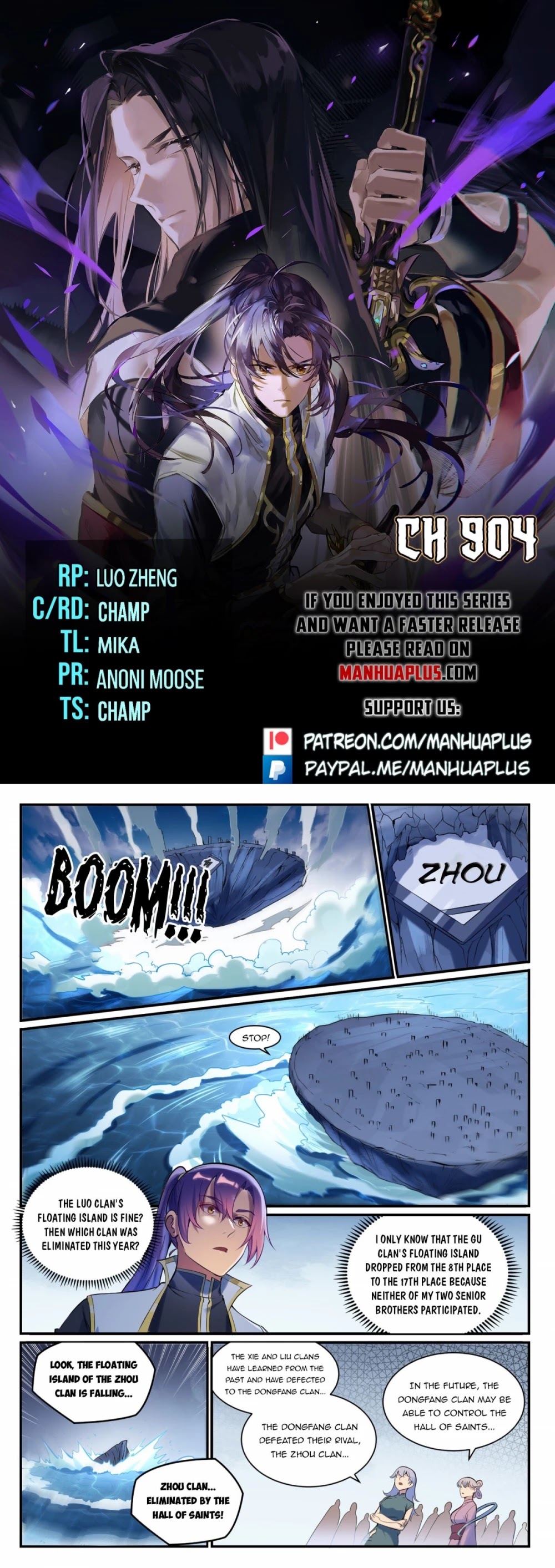 Apotheosis Chapter 896 page 1 - Chapter 896