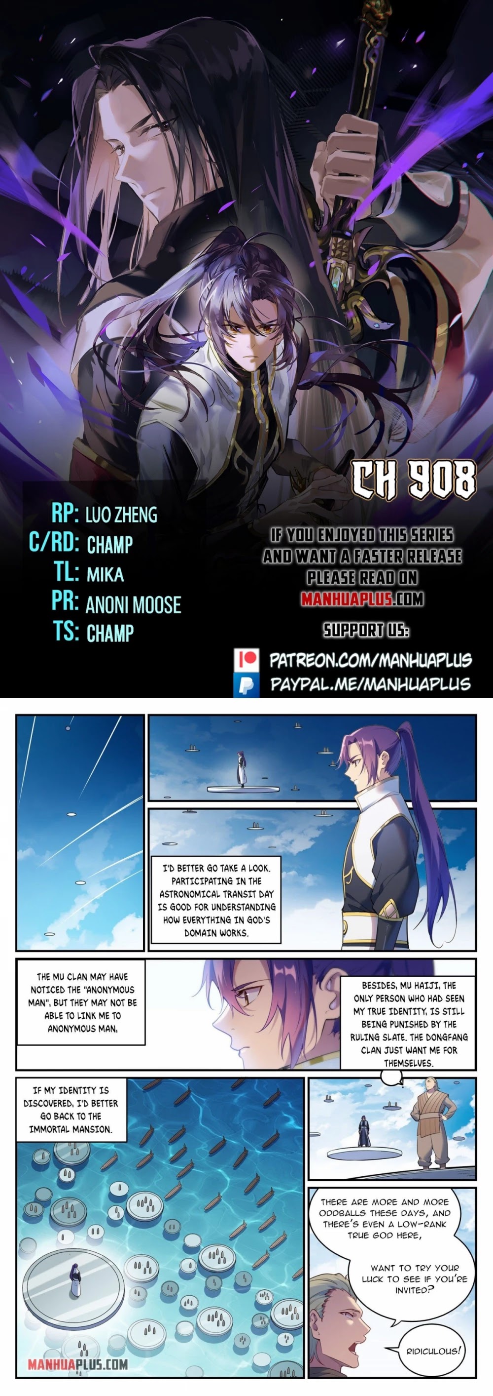 Apotheosis Chapter 900 page 1 - Chapter 900