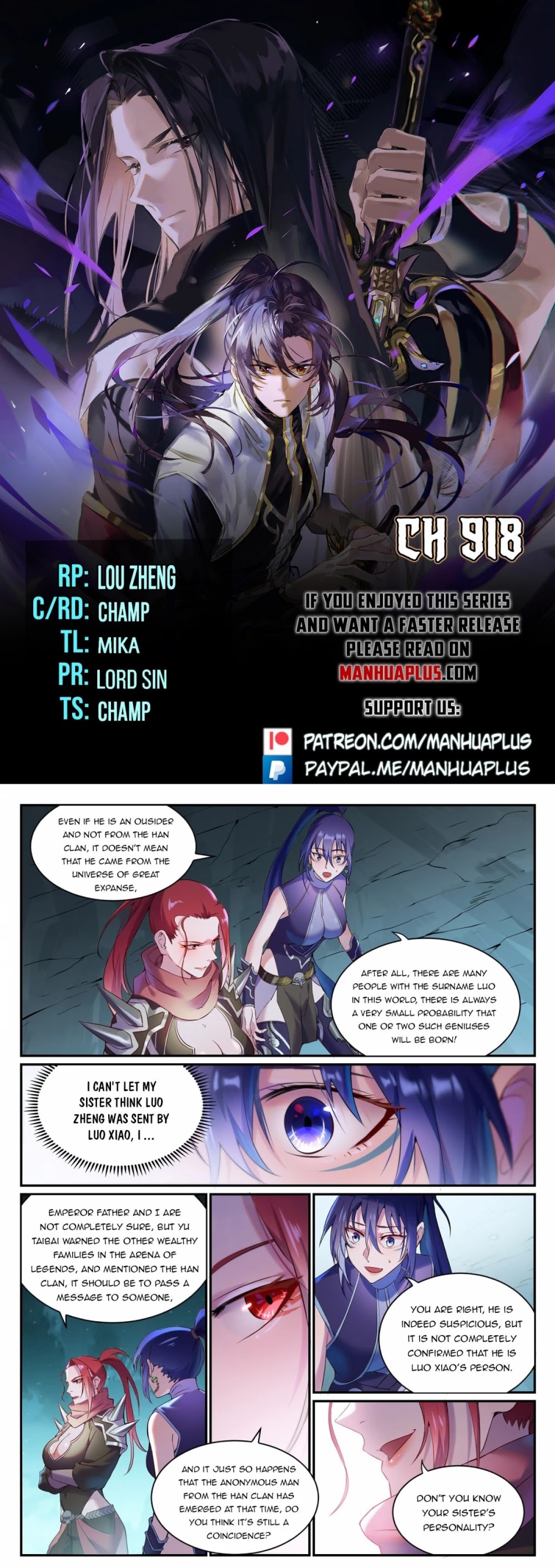 Apotheosis Chapter 910 page 1 - Chapter 910