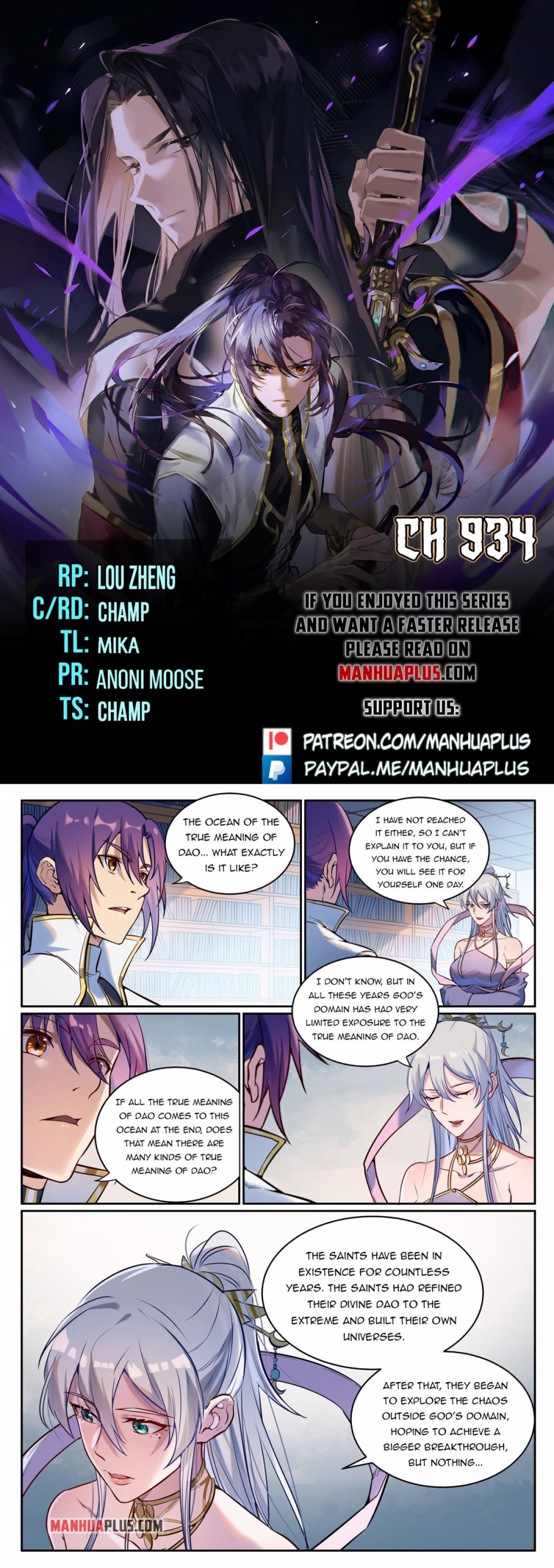 Apotheosis Chapter 926 page 1 - Chapter 926