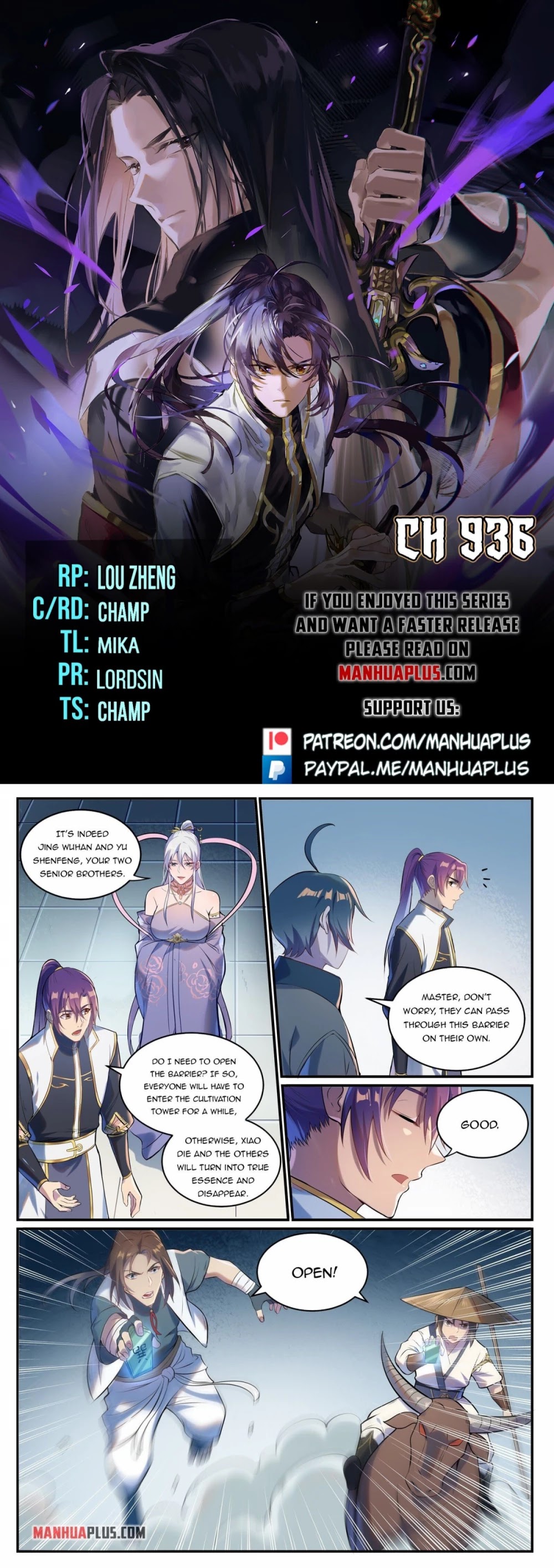 Apotheosis Chapter 928 page 1 - Chapter 928