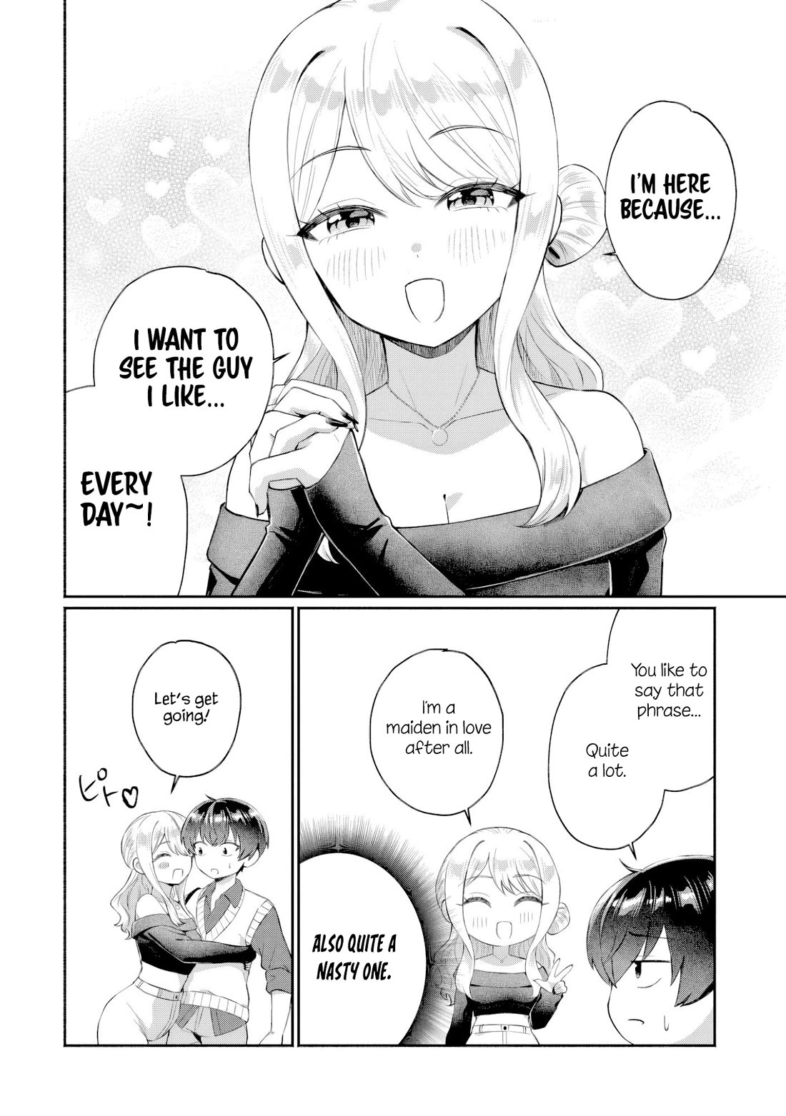 Apparently, My Childhood Friend’s Older Sister, Who is Called a Gal Nowadays, is a Yandere Who Pathologically Loves Me Chapter 11 page 18 - Chapter 11: Do you need a reason to talk to someone you like?