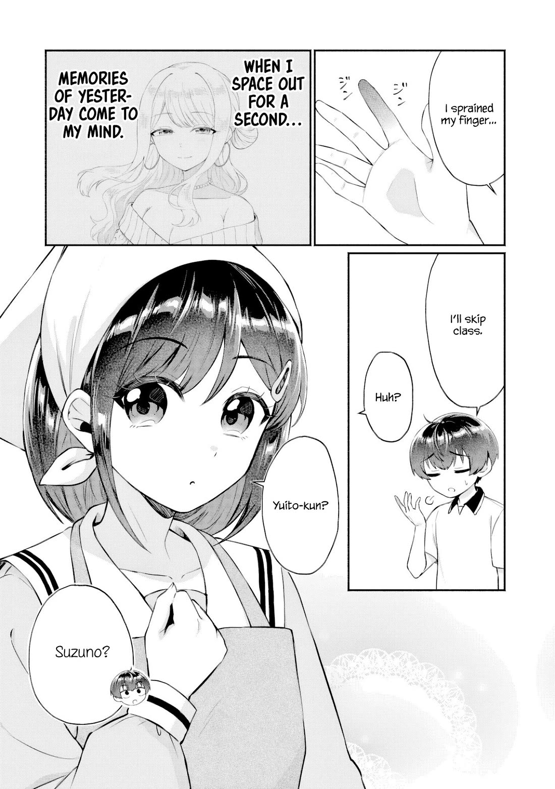 Apparently, My Childhood Friend’s Older Sister, Who is Called a Gal Nowadays, is a Yandere Who Pathologically Loves Me Chapter 11 page 8 - Chapter 11: Do you need a reason to talk to someone you like?