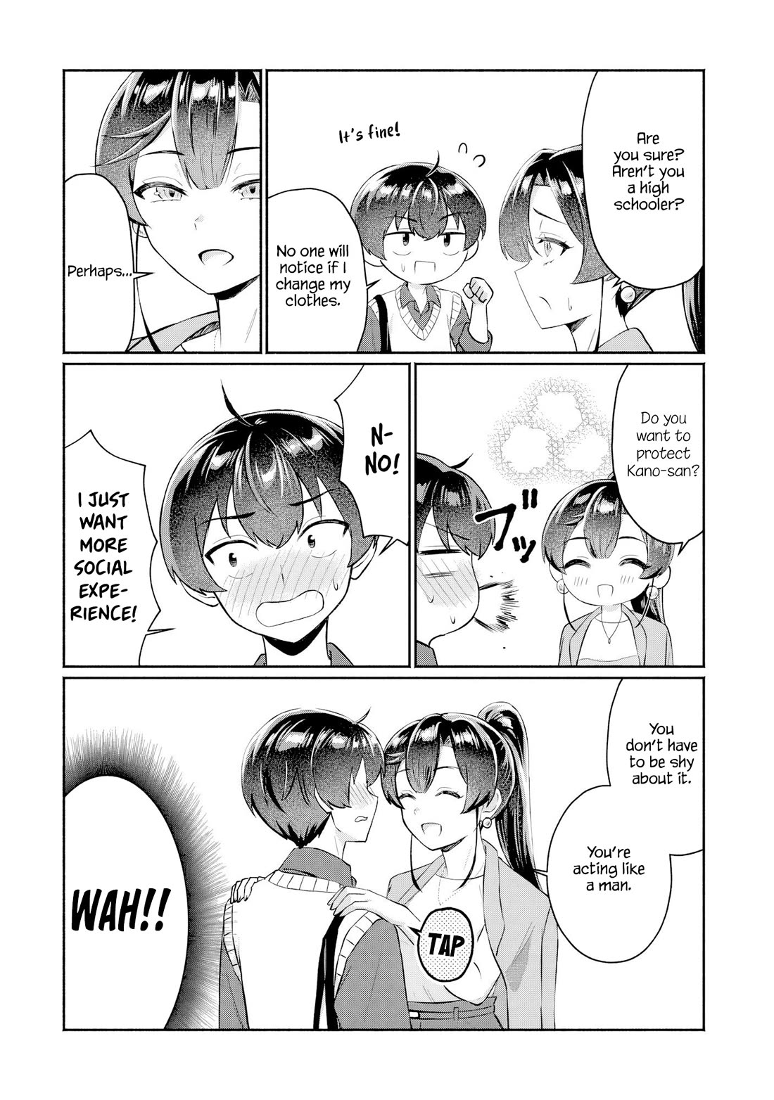 Apparently, My Childhood Friend’s Older Sister, Who is Called a Gal Nowadays, is a Yandere Who Pathologically Loves Me Chapter 13 page 14 - Chapter 13: Well then, I’ll join the blind date