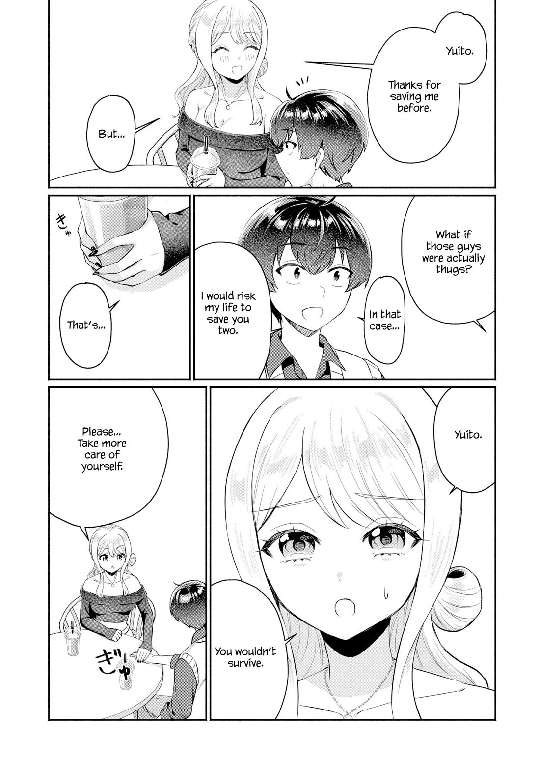 Apparently, My Childhood Friend’s Older Sister, Who is Called a Gal Nowadays, is a Yandere Who Pathologically Loves Me Chapter 13 page 7 - Chapter 13: Well then, I’ll join the blind date