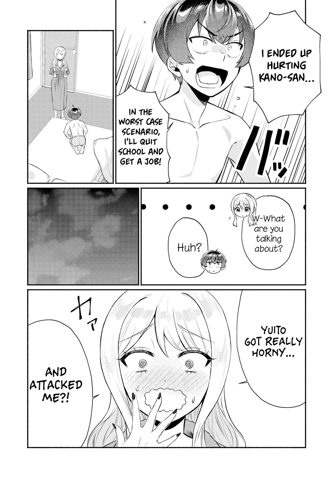 Apparently, My Childhood Friend’s Older Sister, Who is Called a Gal Nowadays, is a Yandere Who Pathologically Loves Me Chapter 15 page 4 - Chapter 15: Because Yuto makes it all messy