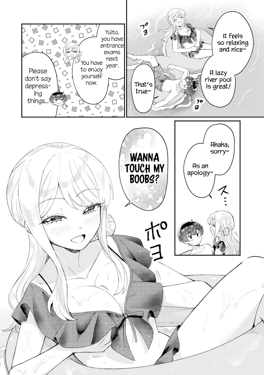 Apparently, My Childhood Friend’s Older Sister, Who is Called a Gal Nowadays, is a Yandere Who Pathologically Loves Me Chapter 16 page 20 - Chapter 16: Wanna touch my boobs as an apology?