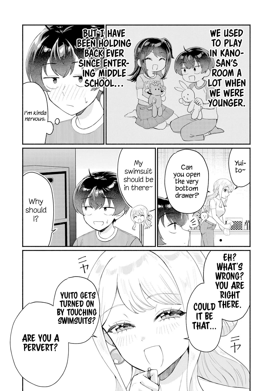 Apparently, My Childhood Friend’s Older Sister, Who is Called a Gal Nowadays, is a Yandere Who Pathologically Loves Me Chapter 16 page 4 - Chapter 16: Wanna touch my boobs as an apology?