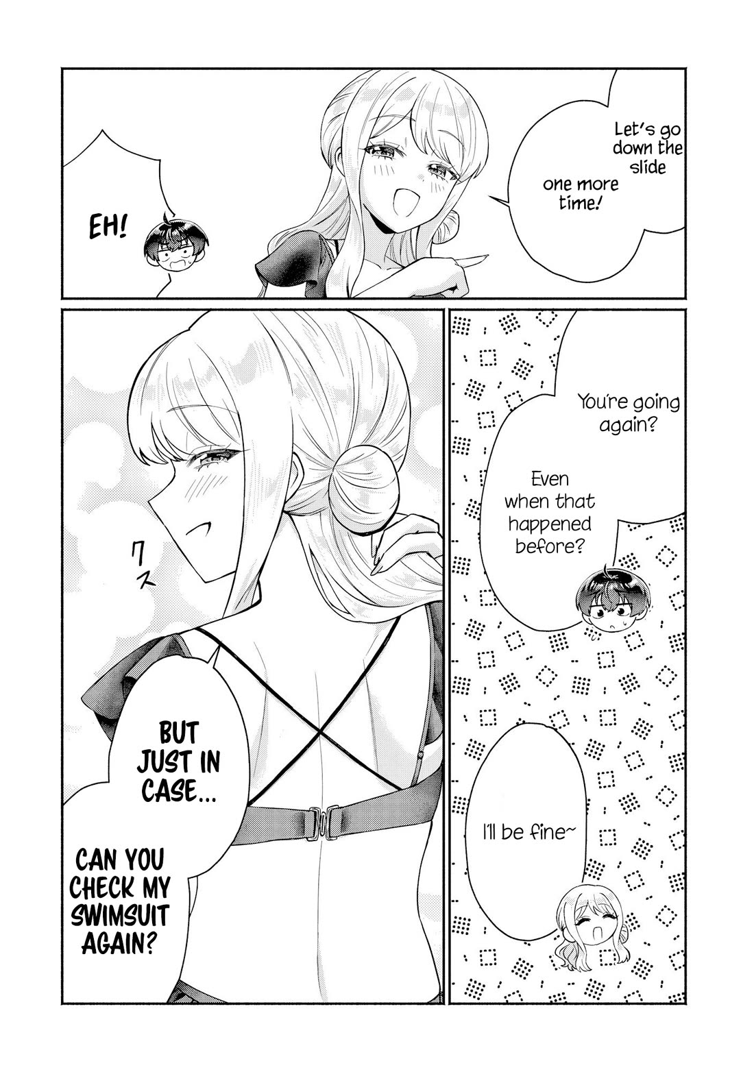 Apparently, My Childhood Friend’s Older Sister, Who is Called a Gal Nowadays, is a Yandere Who Pathologically Loves Me Chapter 17 page 8 - Chapter 17: It's not embarrassing to be seen by the person you love