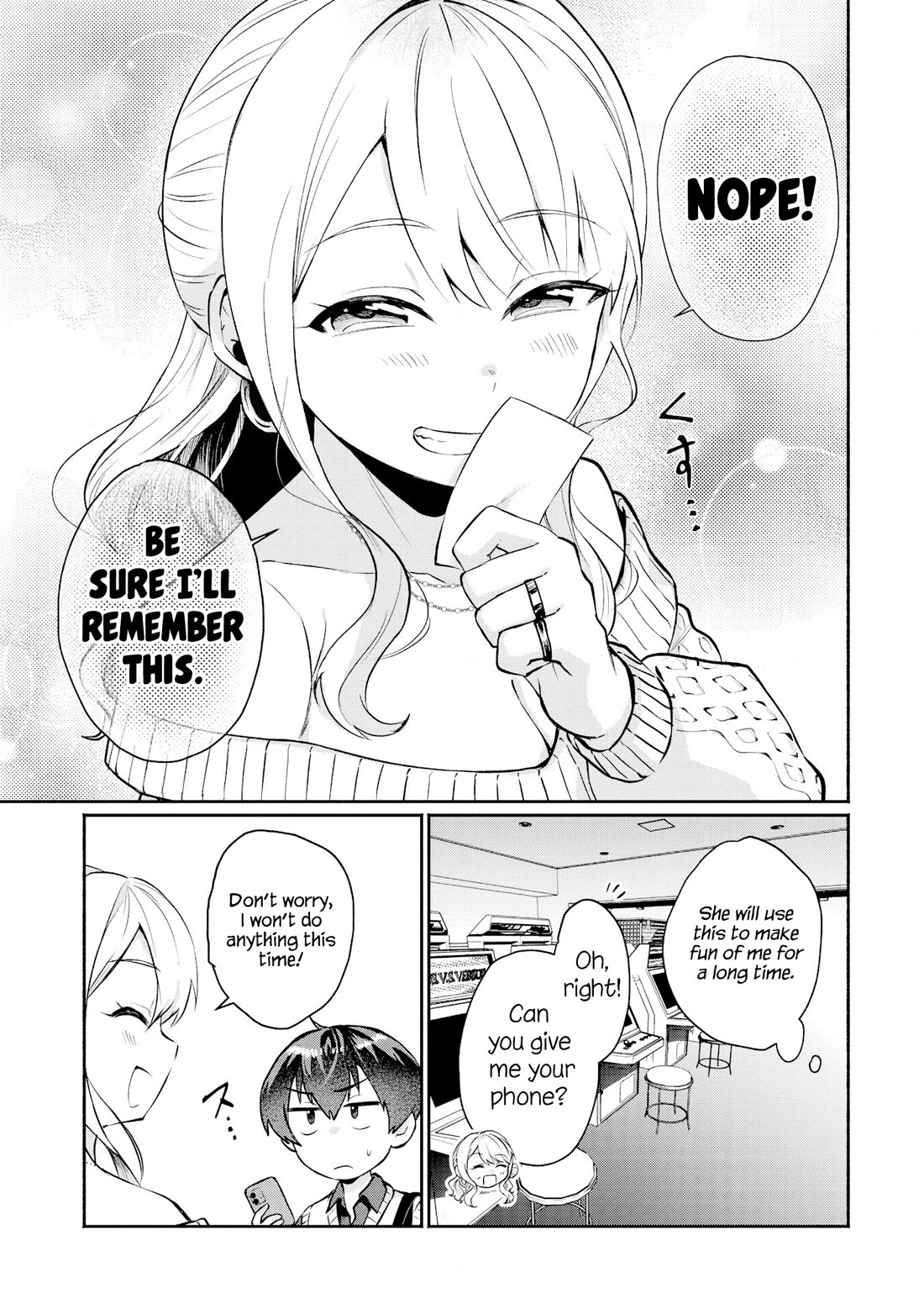 Apparently, My Childhood Friend’s Older Sister, Who is Called a Gal Nowadays, is a Yandere Who Pathologically Loves Me Chapter 2 page 16 - Chapter 2: I also erased that girl's contact info