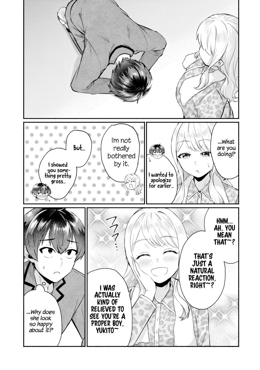 Apparently, My Childhood Friend’s Older Sister, Who is Called a Gal Nowadays, is a Yandere Who Pathologically Loves Me Chapter 4 page 13 - Chapter 4: Yuito's bolder than he looks