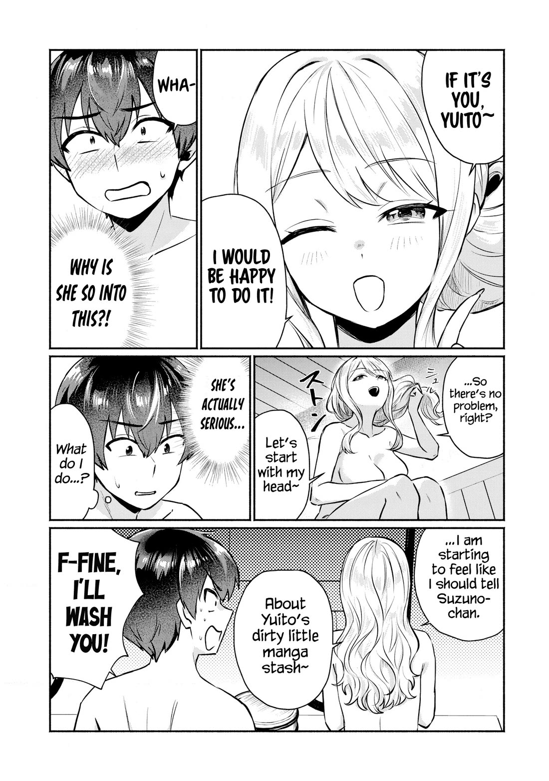 Apparently, My Childhood Friend’s Older Sister, Who is Called a Gal Nowadays, is a Yandere Who Pathologically Loves Me Chapter 4 page 3 - Chapter 4: Yuito's bolder than he looks