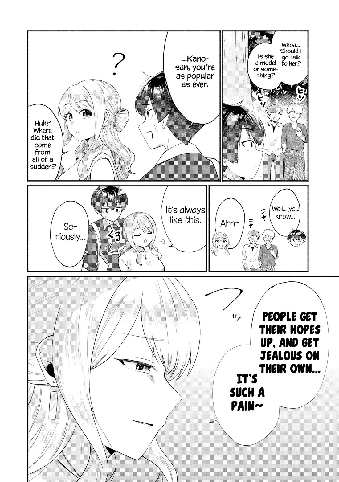 Apparently, My Childhood Friend’s Older Sister, Who is Called a Gal Nowadays, is a Yandere Who Pathologically Loves Me Chapter 5 page 6 - Chapter 5: I'm definitely not letting you get away tonight