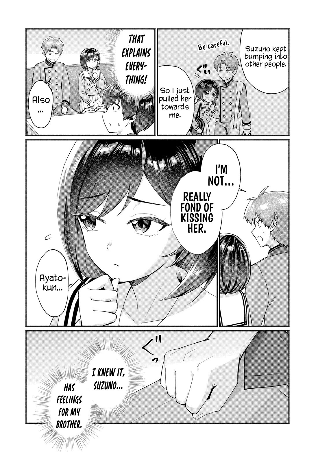 Apparently, My Childhood Friend’s Older Sister, Who is Called a Gal Nowadays, is a Yandere Who Pathologically Loves Me Chapter 8 page 12 - Chapter 8: I thought you already kissed