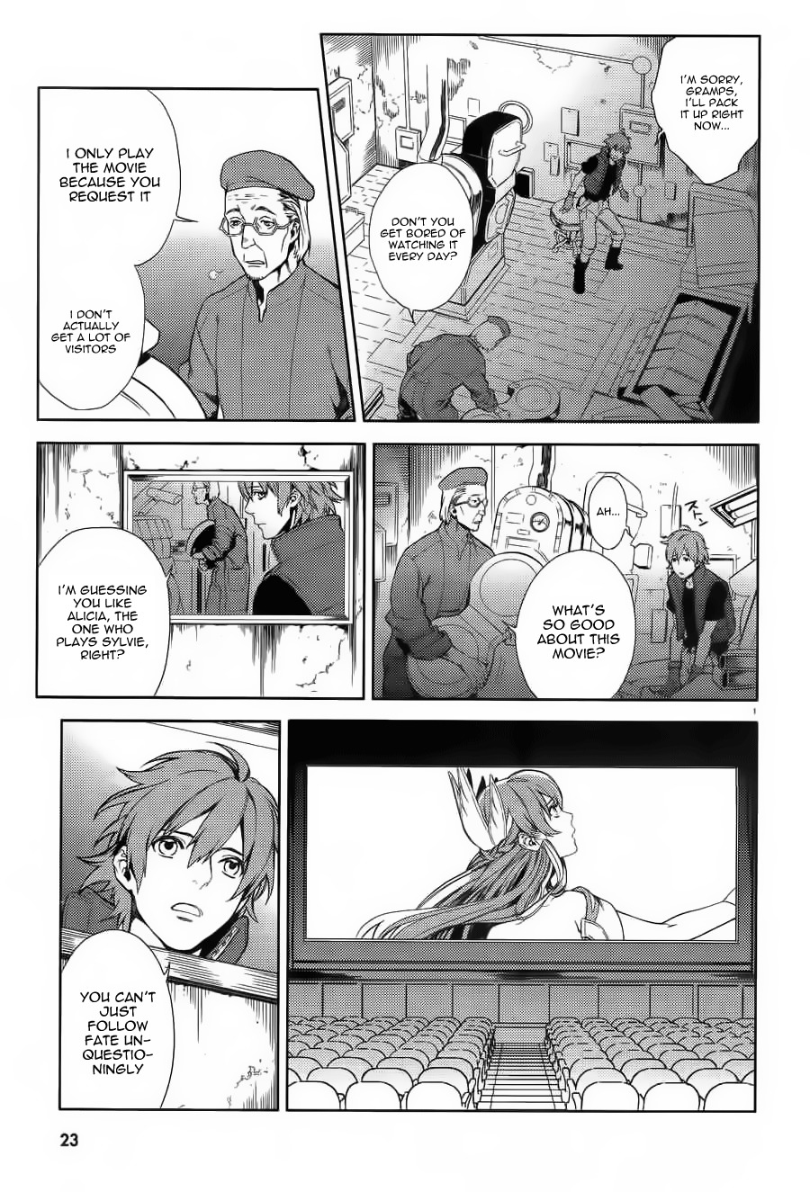 Aquarion Evol Chapter 1 page 5 - Chapter 1