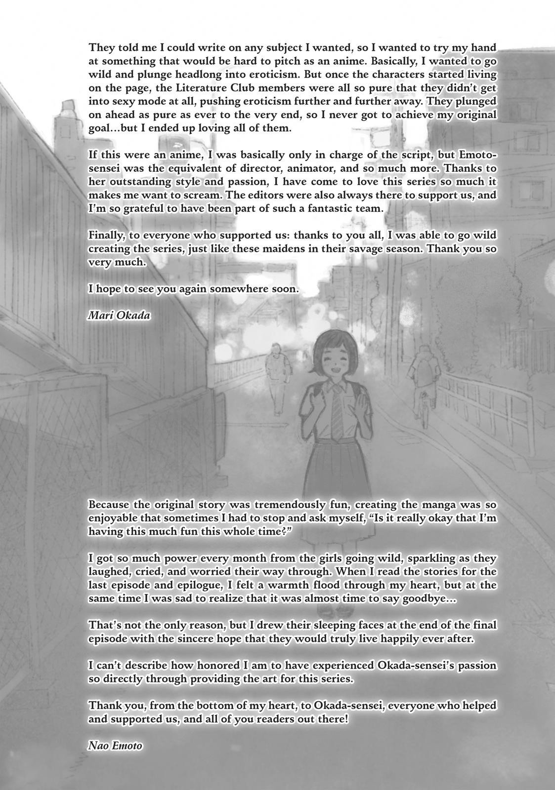 Araburu Kisetsu no Otomedomo yo Chapter 32 page 16 - Chapter 32 [END]