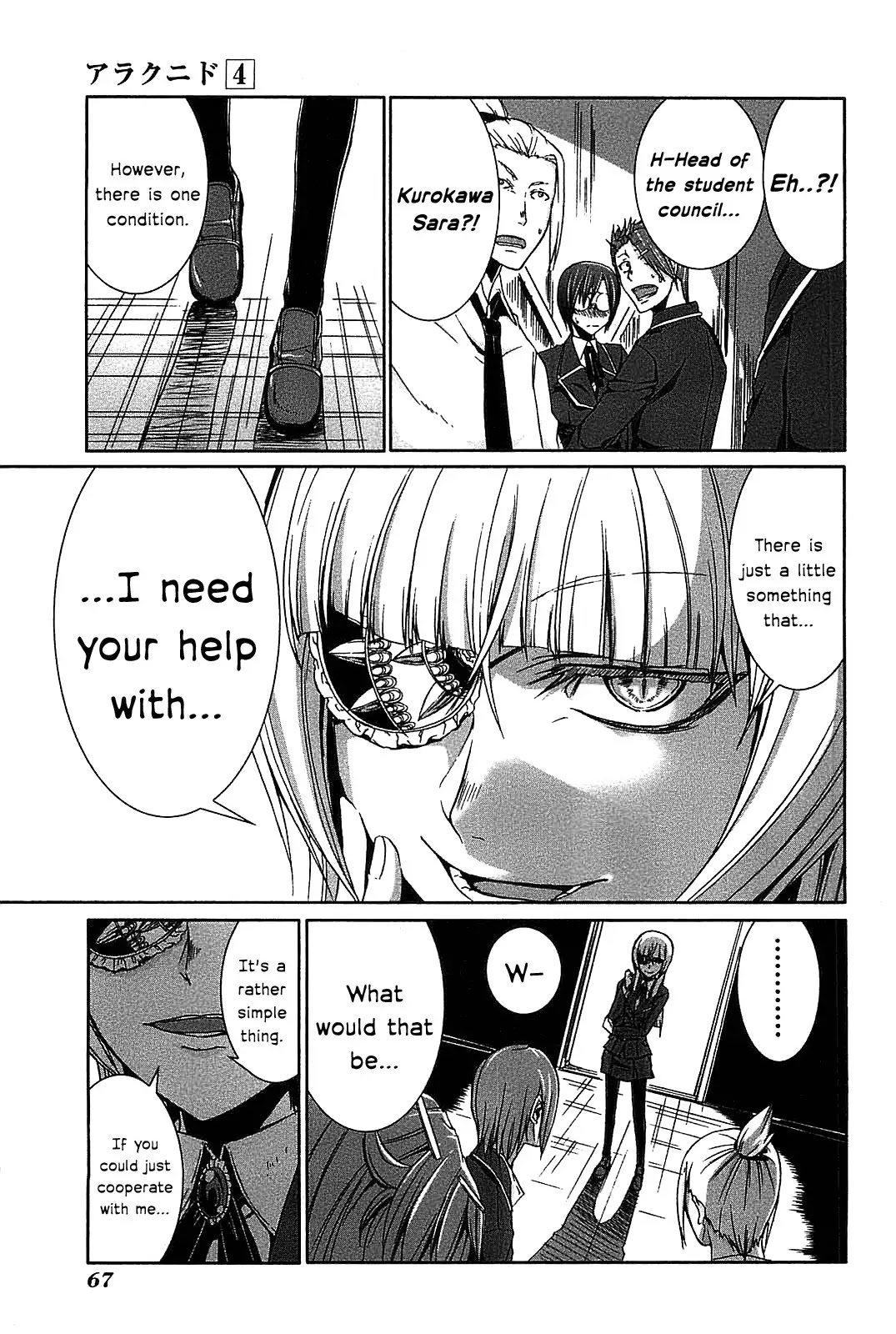 Arachnid Chapter 17 page 37 - Chapter 17 : You Wouldn't be a Murderer, Right?