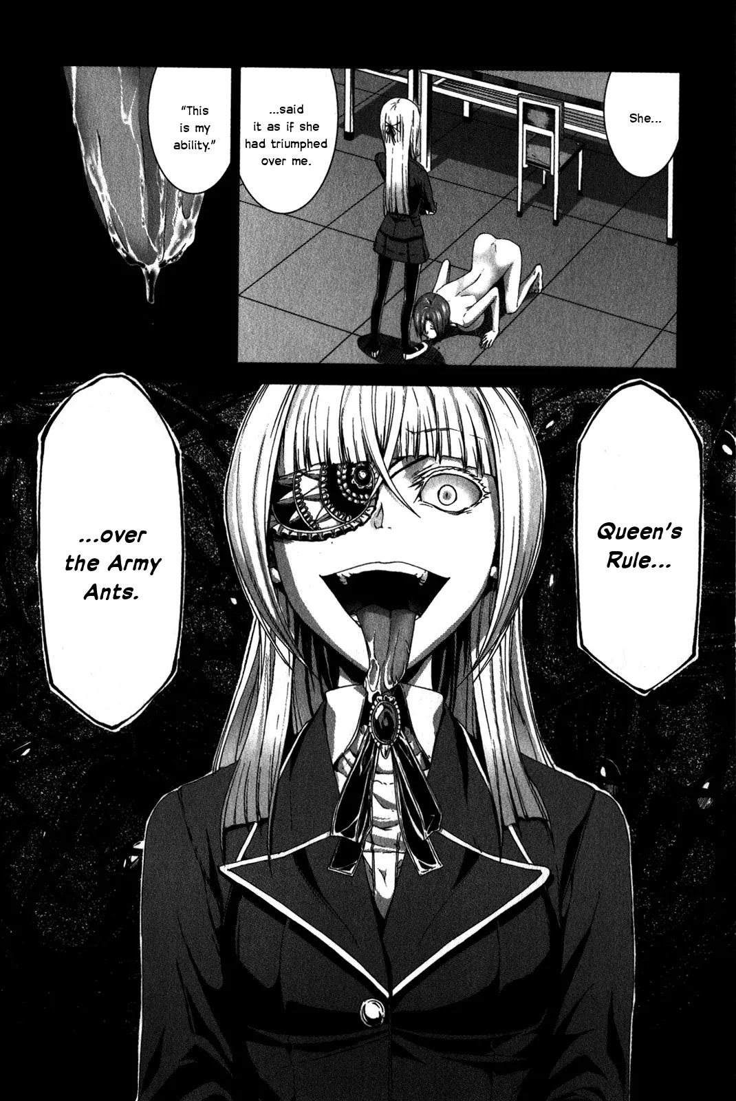 Arachnid Chapter 29 page 36 - Chapter 29: I'll Have You Feel It All Over Your Body!