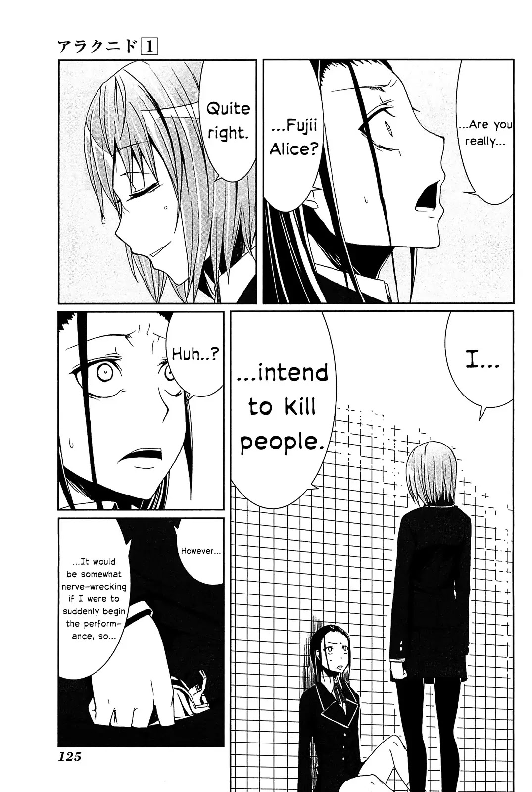 Arachnid Chapter 3 page 37 - Chapter 3 : I Intend to Kill People