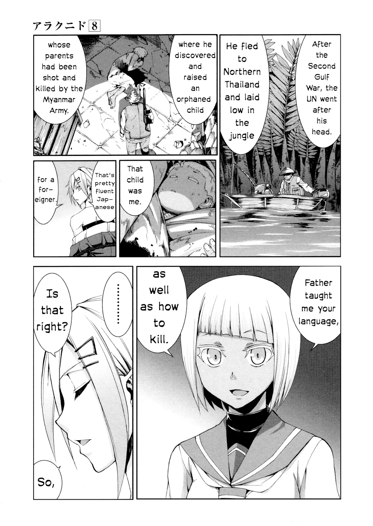 Arachnid Chapter 36 page 12 - Chapter 36: I'm Looking for a "Friend"