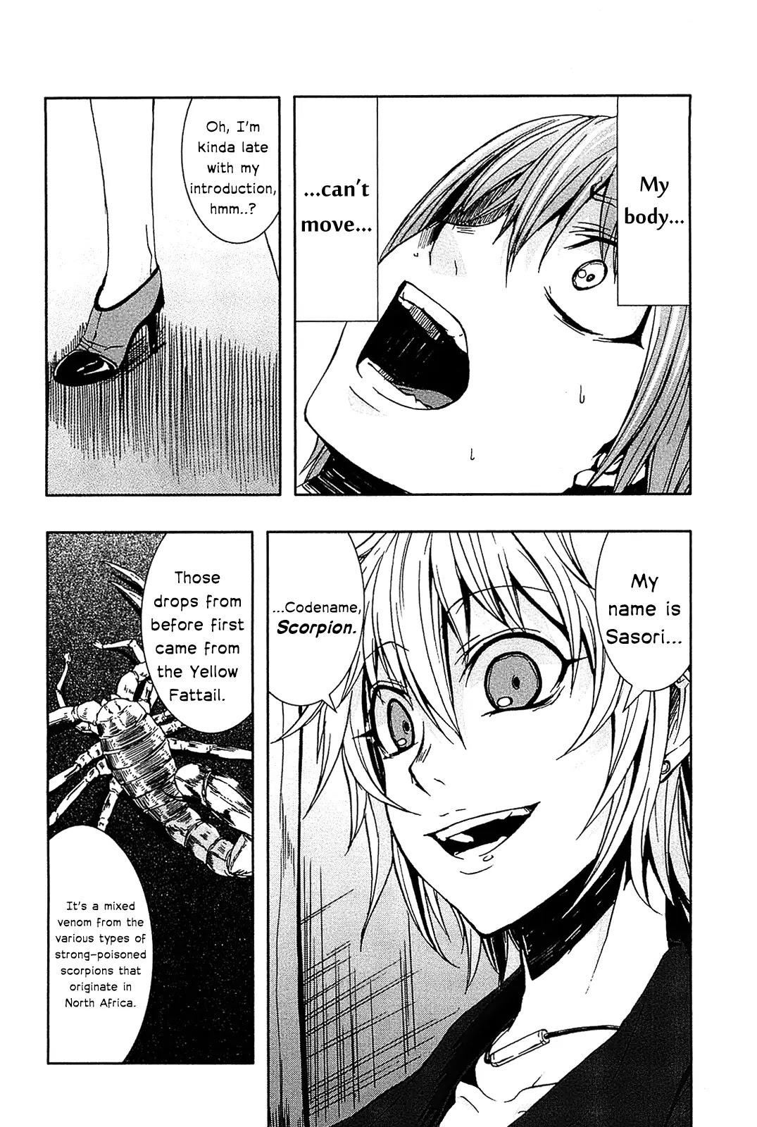 Arachnid Chapter 7 page 36 - Chapter 7: Please, Don't Get Close To Me