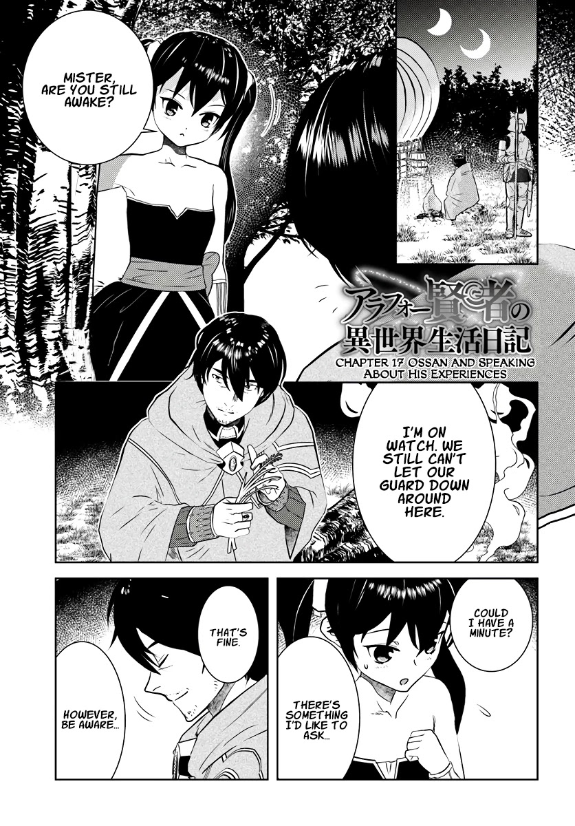 Arafoo Kenja no Isekai Seikatsu Nikki Chapter 17 page 2 - Chapter 17: Ossan and speaking about his experiences