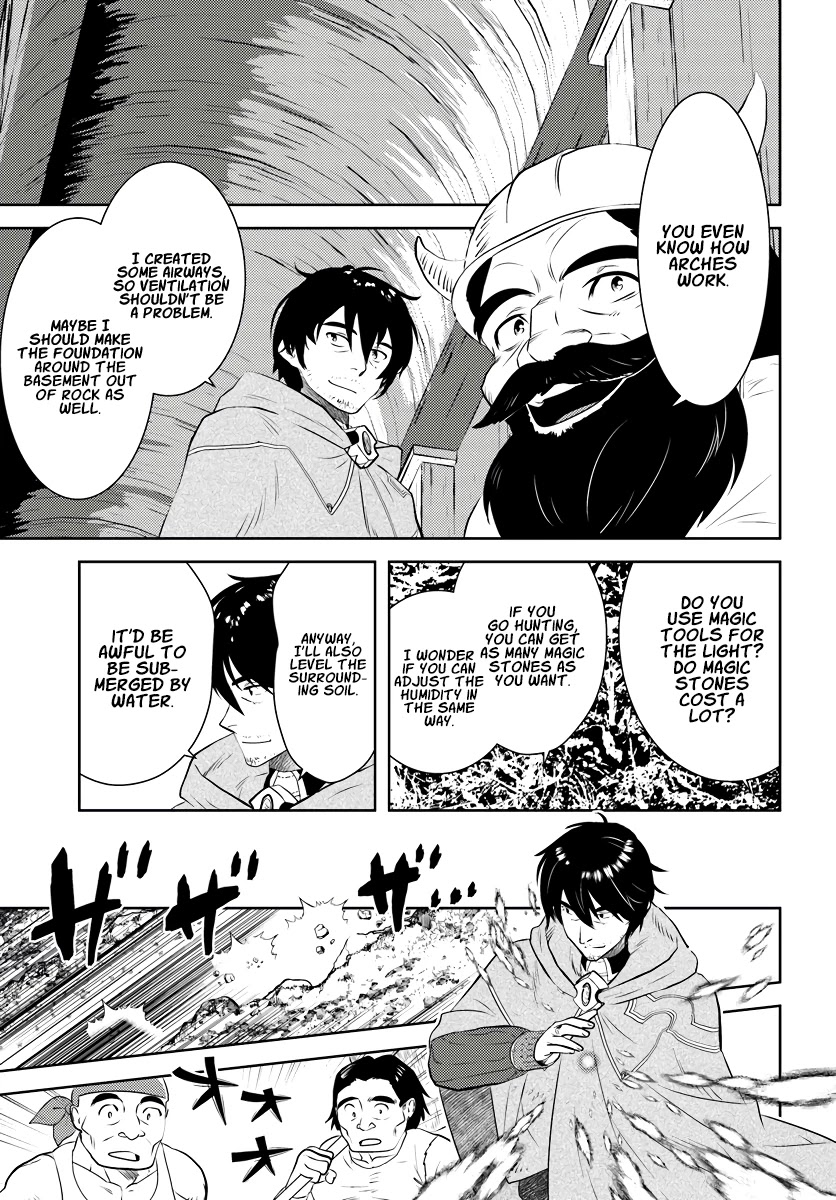 Arafoo Kenja no Isekai Seikatsu Nikki Chapter 18 page 24 - Chapter 18: Ossan proceeds towards his house's construction site