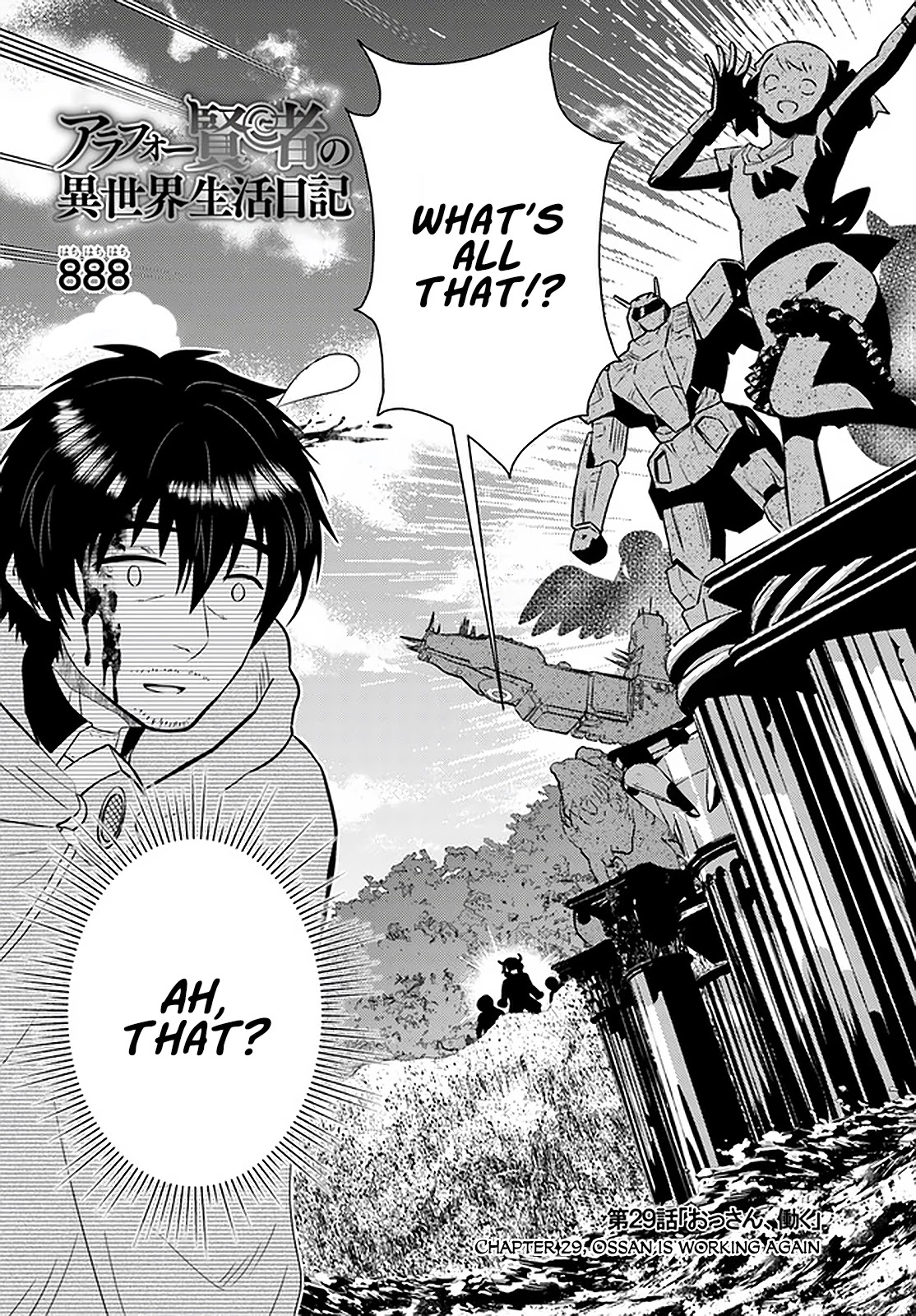 Arafoo Kenja no Isekai Seikatsu Nikki Chapter 29 page 3 - Chapter 29: Ossan is Working Again