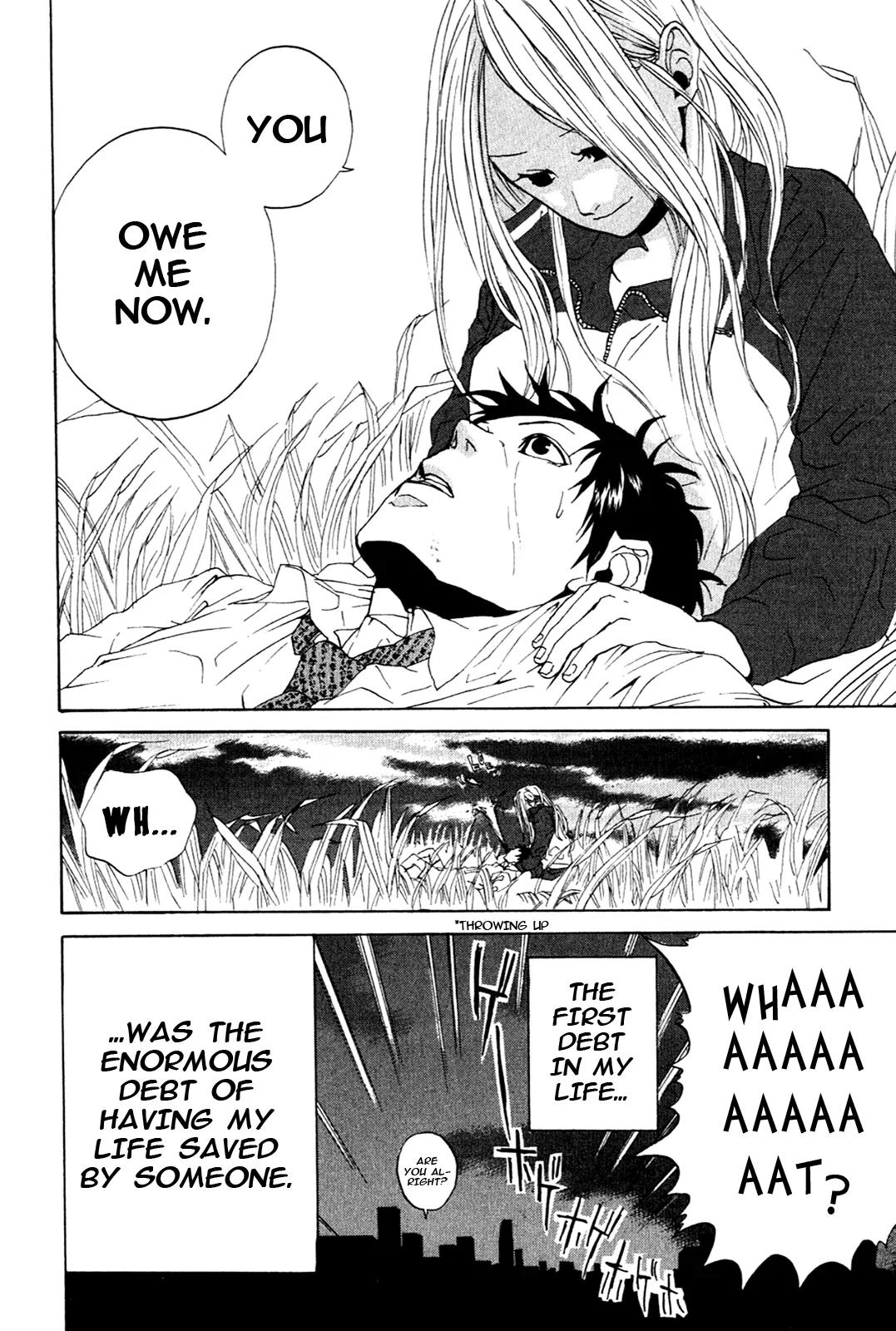 Arakawa Under the Bridge Chapter 1 page 17 - Chapter 1: The Man Who Can't Be Indebted To Anyone