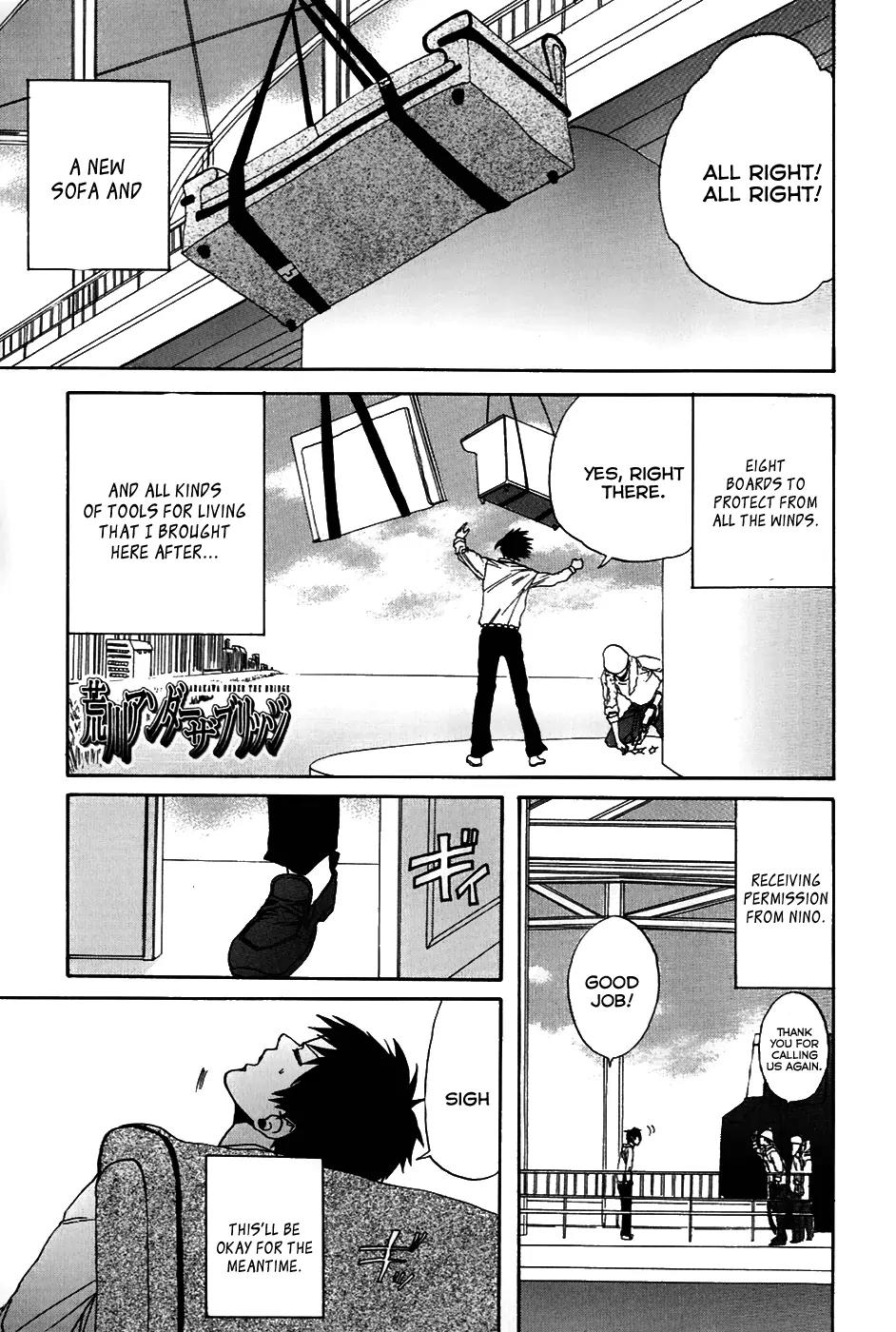 Arakawa Under the Bridge Chapter 10 page 1 - Chapter 10: New Life