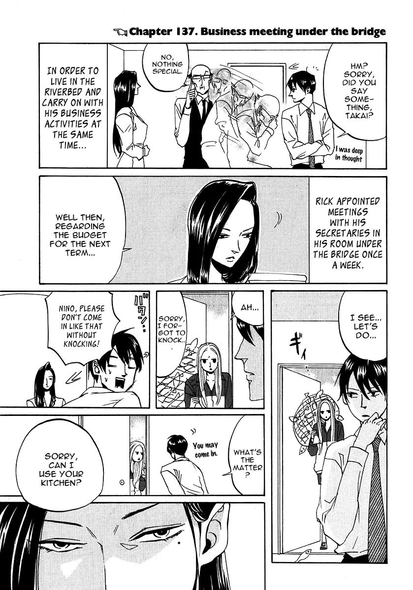 Arakawa Under the Bridge Chapter 137 page 9 - Chapter 137: Business Meeting Under the Bridge
