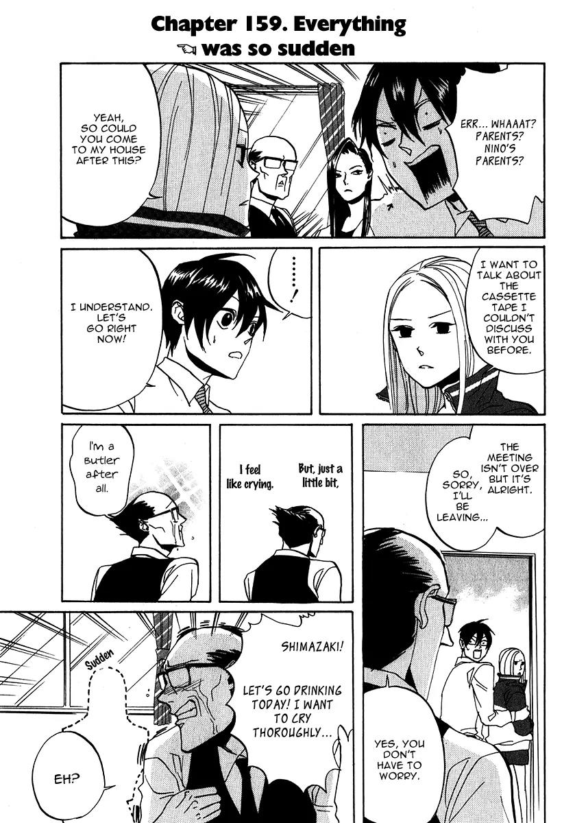 Arakawa Under the Bridge Chapter 159 page 1 - Chapter 159: Everything Was So Sudden