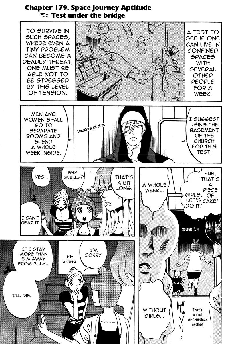 Arakawa Under the Bridge Chapter 179 page 3 - Chapter 179: Space Journey Aptitude Test Under the Bridge