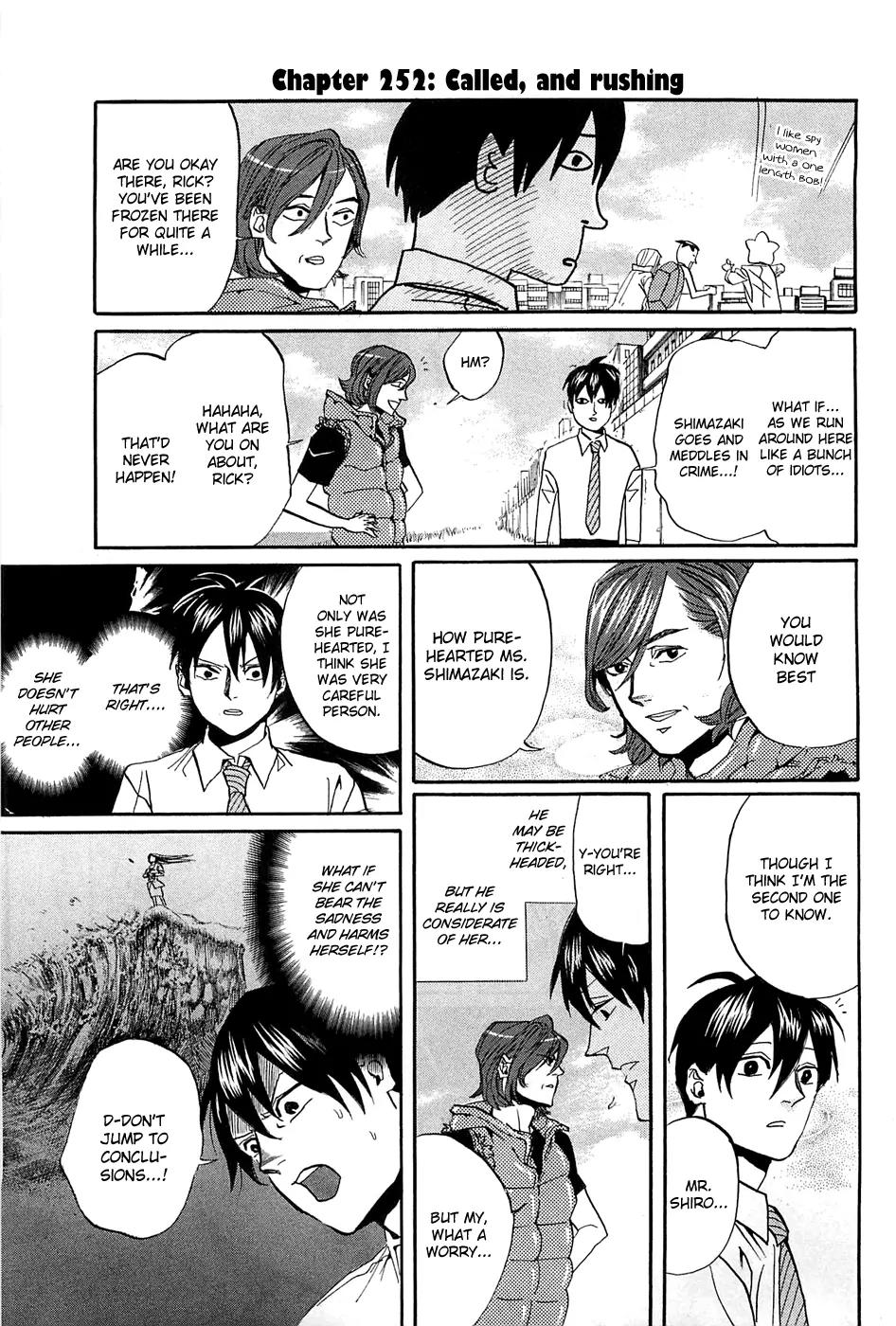 Arakawa Under the Bridge Chapter 252 page 2 - Chapter 252: Called, and Rushing