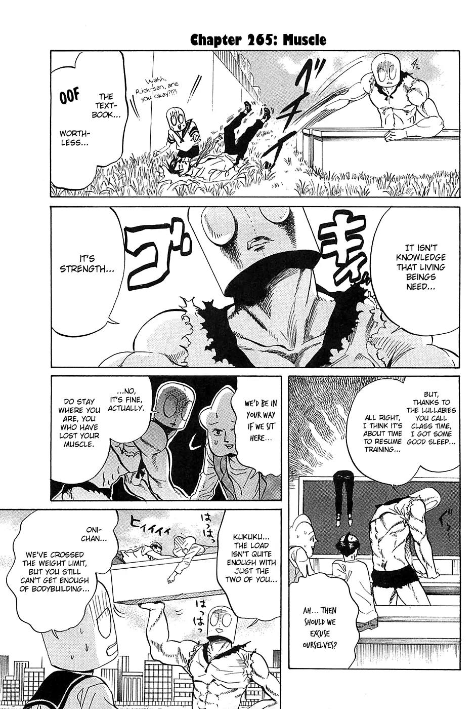 Arakawa Under the Bridge Chapter 265 page 4 - Chapter 265: Muscle