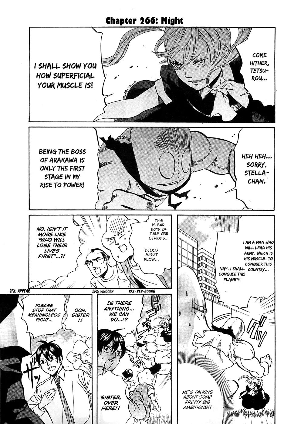 Arakawa Under the Bridge Chapter 266 page 2 - Chapter 266: Might