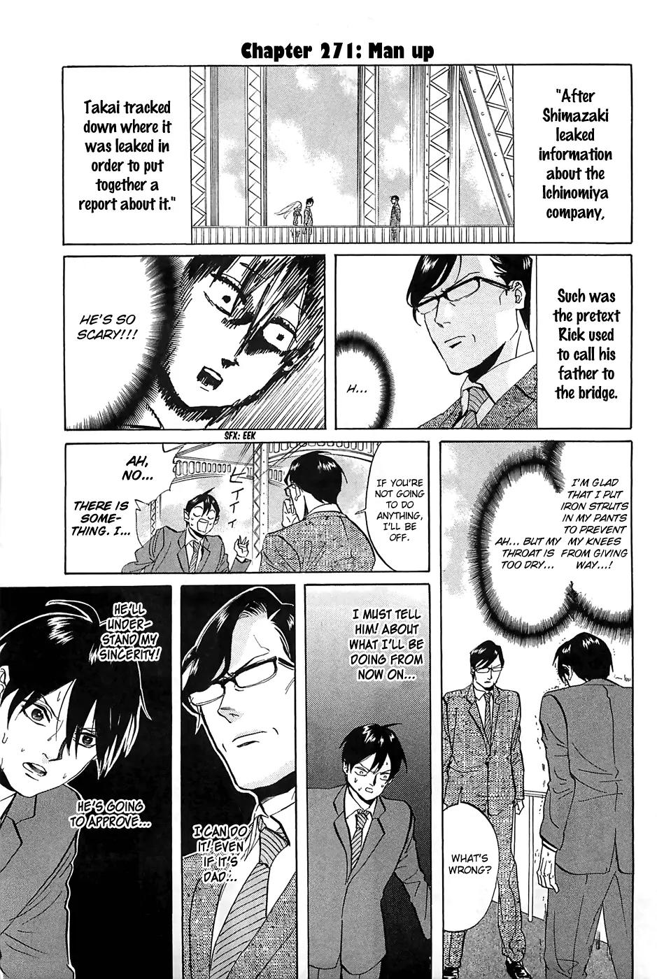 Arakawa Under the Bridge Chapter 271 page 4 - Chapter 271: Man Up