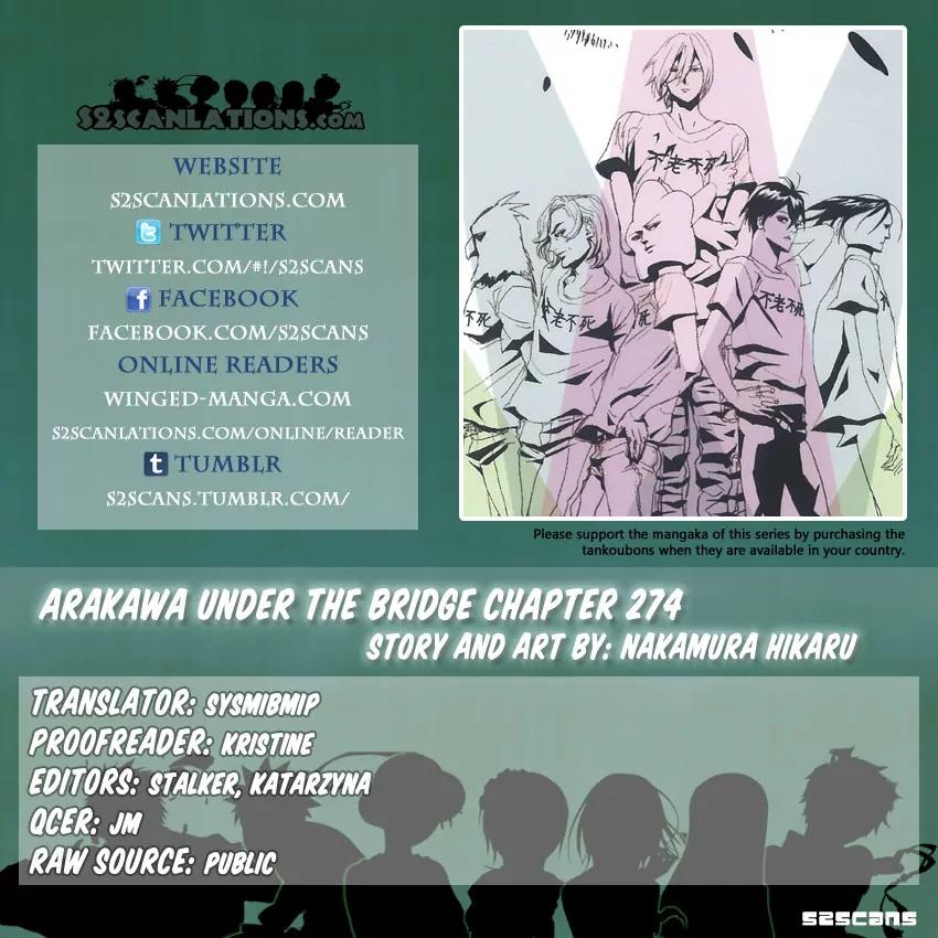 Arakawa Under the Bridge Chapter 274 page 1 - Chapter 274: Type