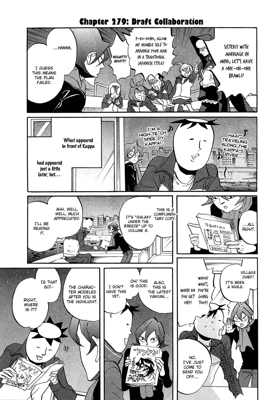 Arakawa Under the Bridge Chapter 279 page 2 - Chapter 279: Draft Collaboration