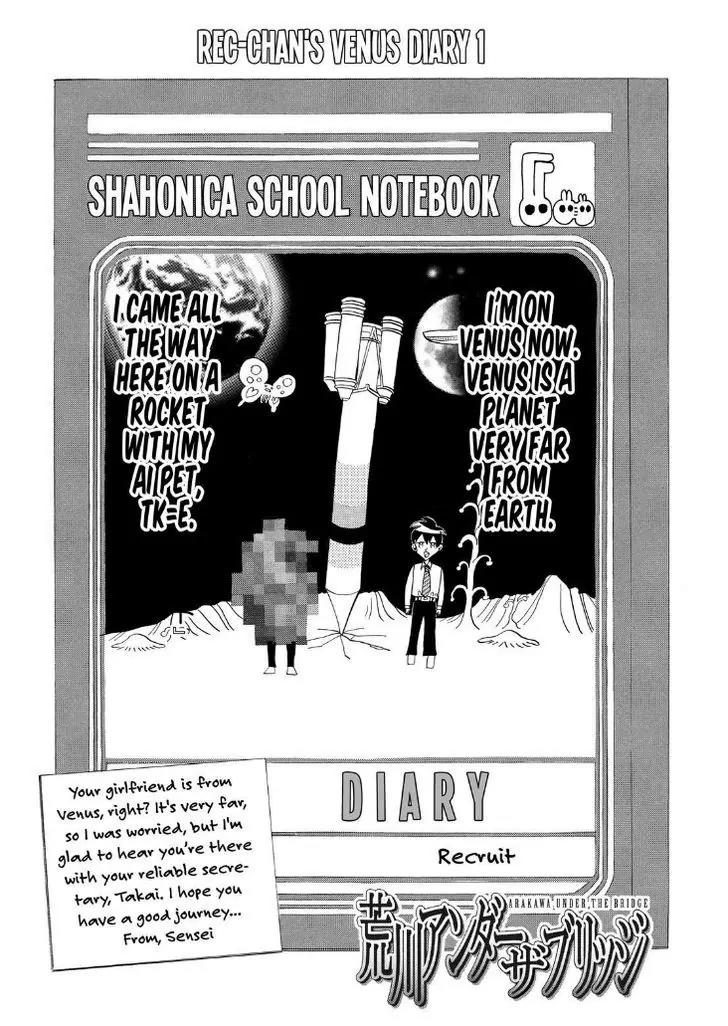 Arakawa Under the Bridge Chapter 283.5 page 3 - Chapter 283.5: Rec-chan's Venus Diary 1