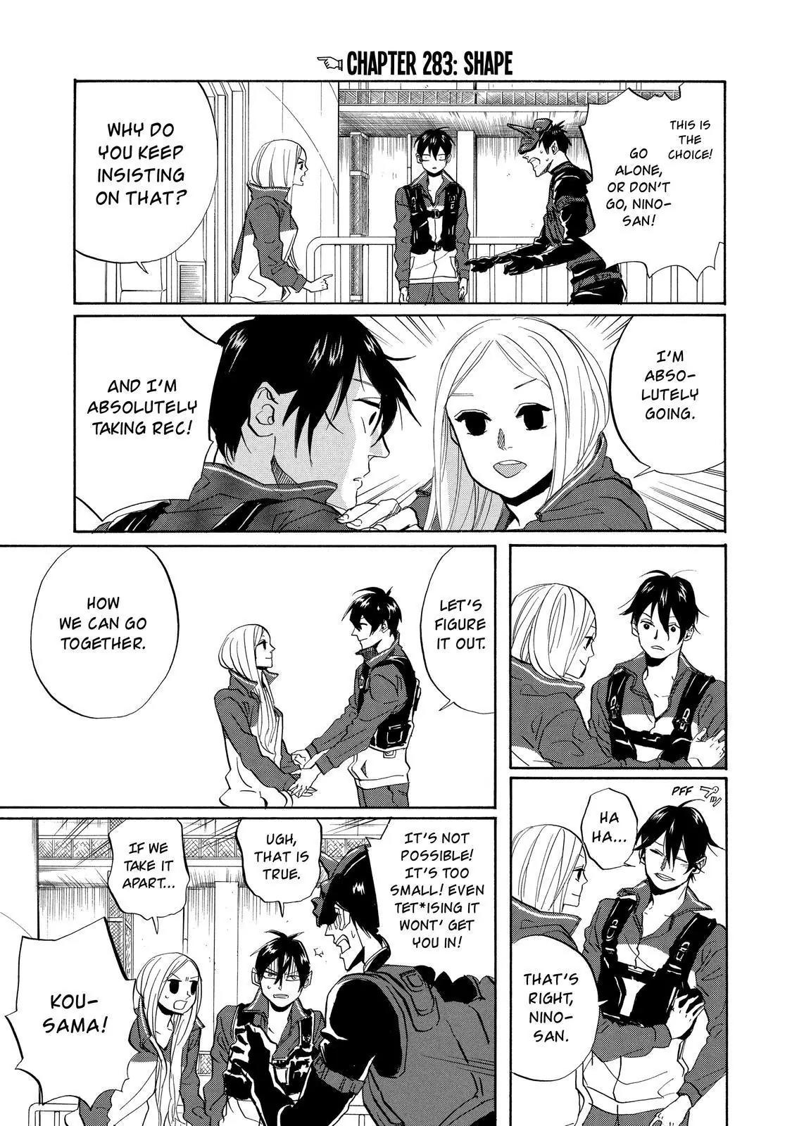 Arakawa Under the Bridge Chapter 283 page 2 - Chapter 283: Shape